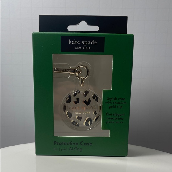KATE SPADE NEW YORK - Protective AirPod Case “Leopard Print” Brand New - Picture 1 of 5